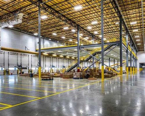 Interior of Big Lots! Distribution Center